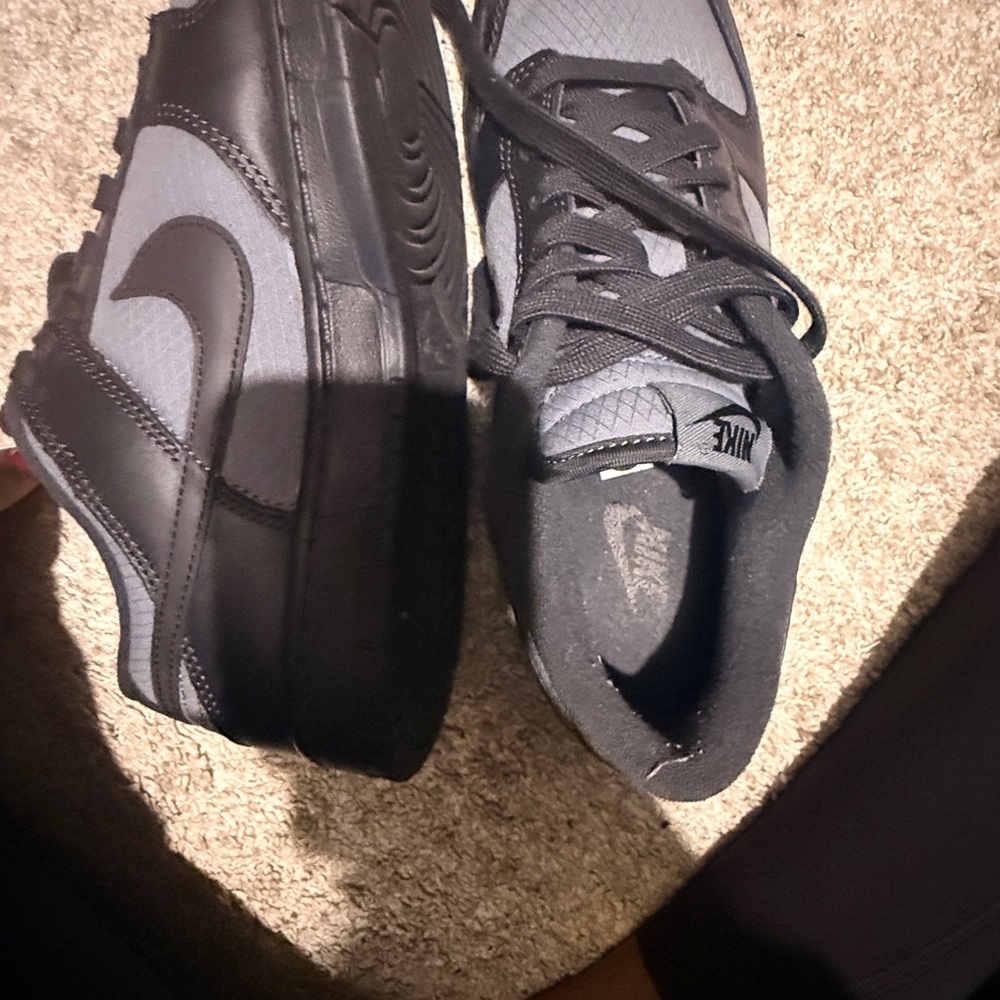 Nike Black and Gray Athletic Sneakers